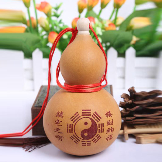 Natural Big Gourd Feng Shui Handicraft Ornaments